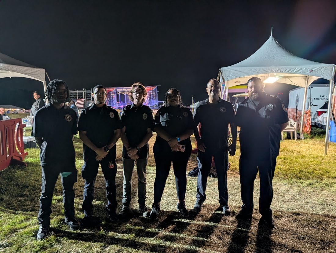 Real Hammerhead Security team working an evening assignment