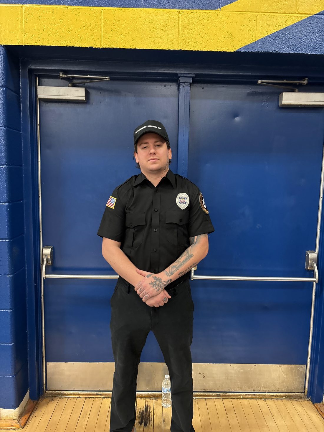 Hammerhead Security officer standing an unarmed post