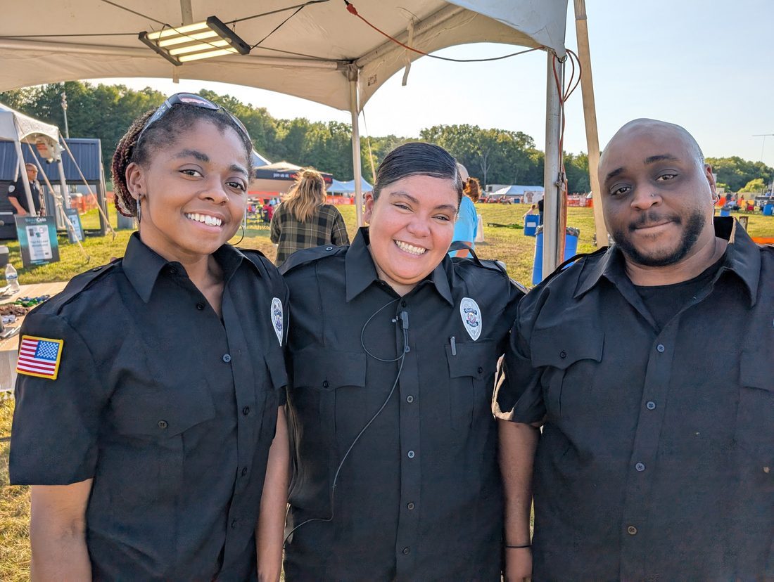 Real Hammerhead Security officers working in the field